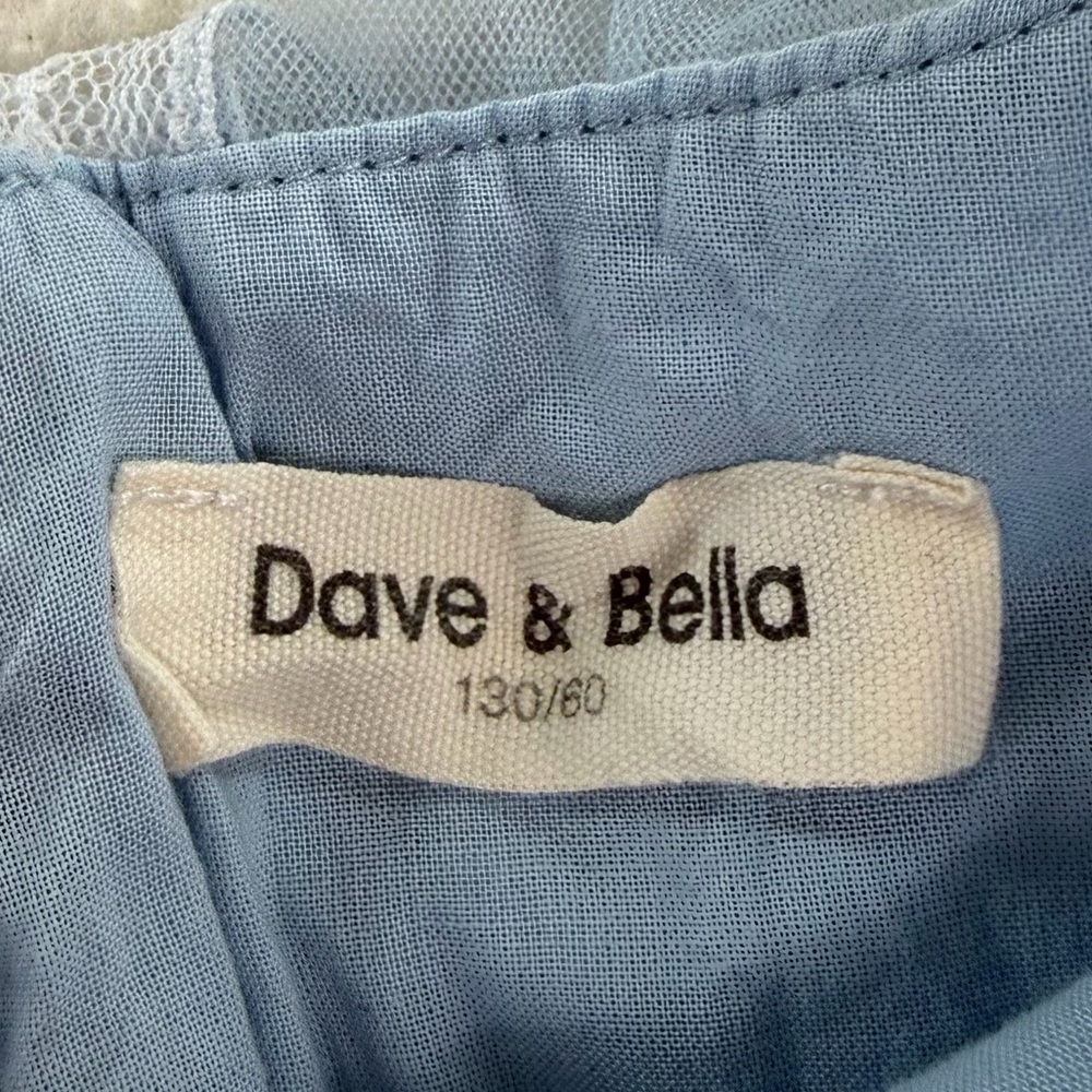 Dave & Bella Girls Blue Party Princess Dress Size 7 - Picture 4 of 7
